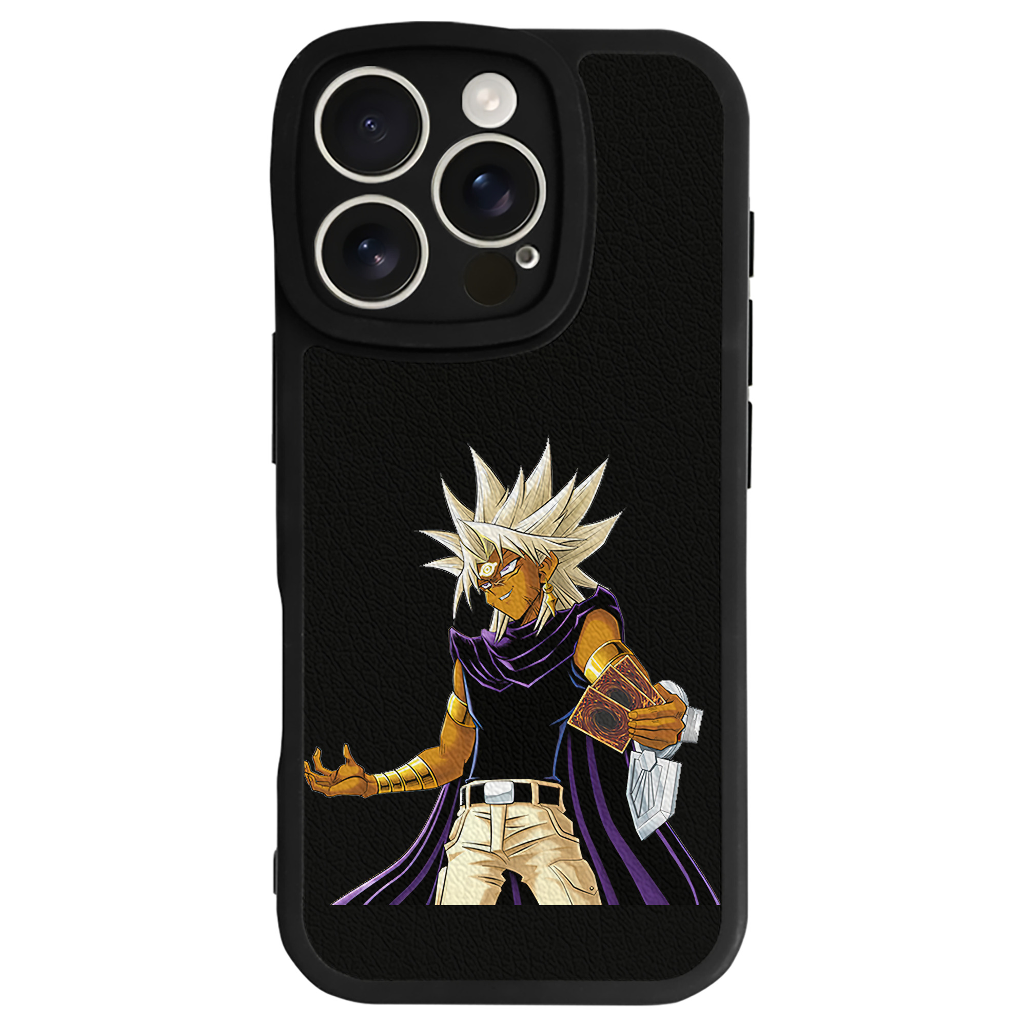 遊☆戯☆王 Yu-Gi-Oh! 【iPhone 16シリーズ対応】シリコンスマホケース（レザー調） 材質：シリコン